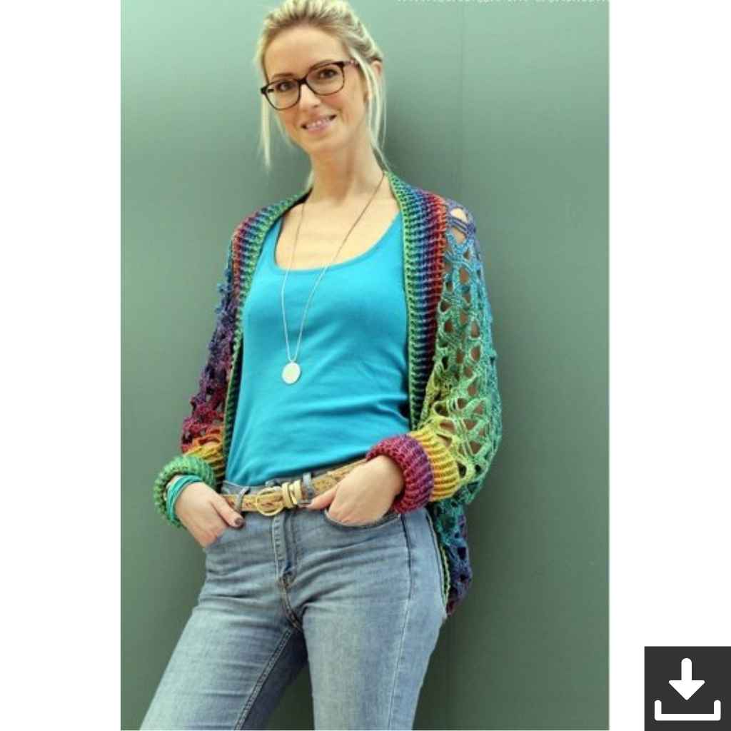 Pro Lana Pattern Jacke Shrug Häkelanleitung - Pro Lana (PDF) bei bei bei bei bei bei bei bei Lieblingsgarn