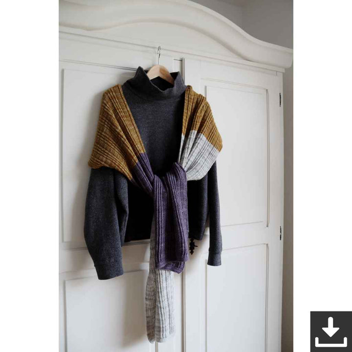 Eviknitwear Tuch Vertikal Strickanleitung - eviknitwear (PDF)vvvv bei bei bei bei Lieblingsgarn