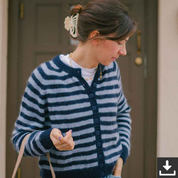 Lieblingsgarn Pattern In My Stripes Era Cardigan Strickanleitung - Kutovakika (PDF) bei bei bei bei bei bei bei Lieblingsgarn
