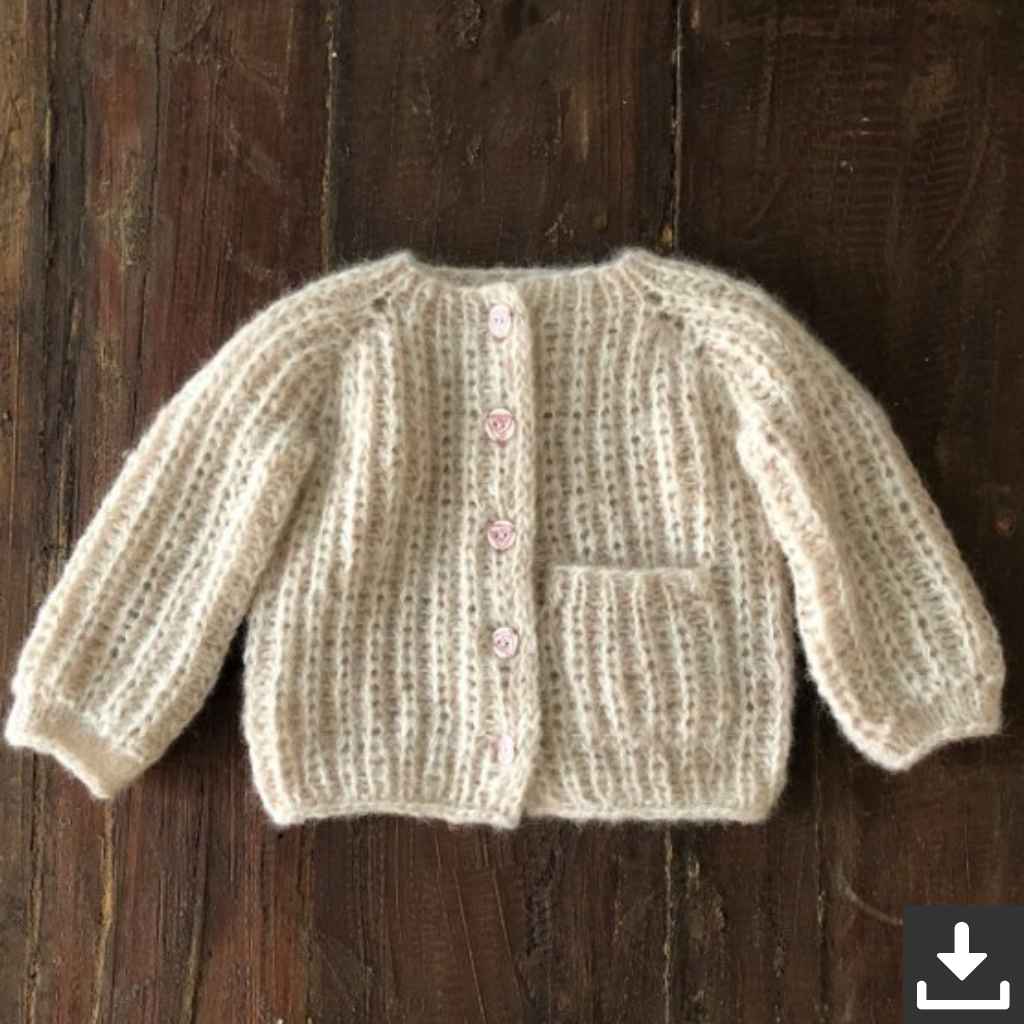 CaMaRose Pattern Strickjacke Dreamy Cardigan Mini No. 199 Strickanleitung - CaMaRose (PDF) bei bei bei bei Lieblingsgarn