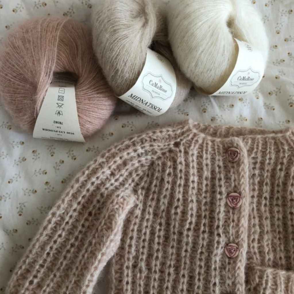 CaMaRose Pattern Strickjacke Dreamy Cardigan Mini No. 199 Strickanleitung - CaMaRose (PDF) bei bei bei bei Lieblingsgarn