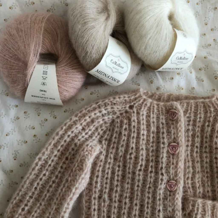 CaMaRose Pattern Strickjacke Dreamy Cardigan Mini No. 199 Strickanleitung - CaMaRose (PDF) bei bei bei bei Lieblingsgarn