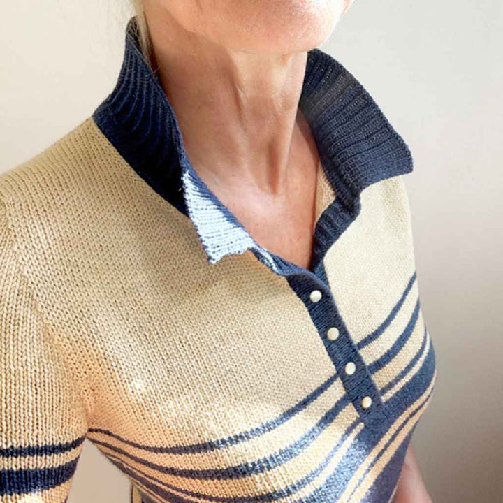 Hinterm Stein Pattern Shirt Perfect Little Polo Strickanleitung - Hinterm Stein (PDF) bei bei bei bei bei bei Lieblingsgarn