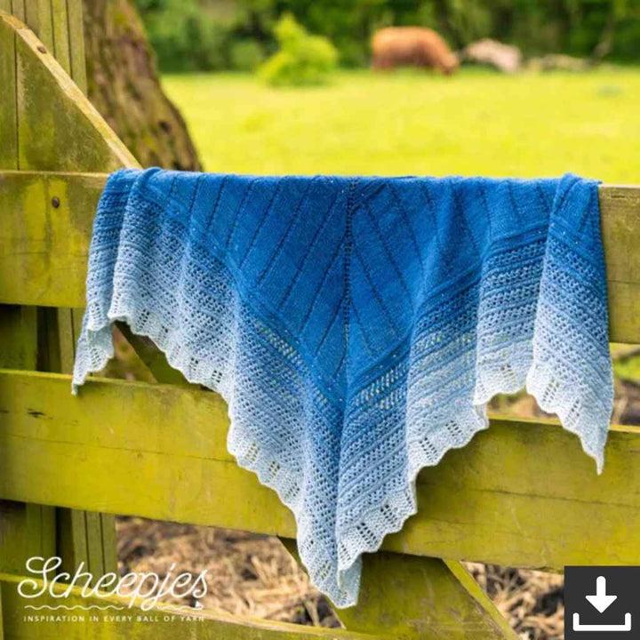 Scheepjes Pattern Tuch Ocean Deep Shawl Strickanleitung - Scheepjes (PDF) bei bei bei bei bei bei bei bei Lieblingsgarn
