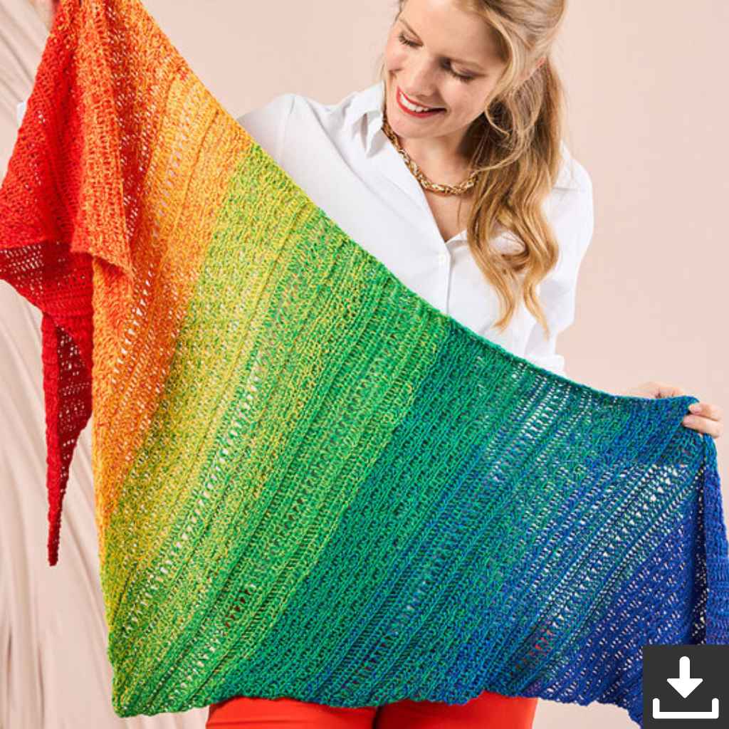 Woolly Hugs Pattern Tuch Mixery Häkelanleitung - Woolly Hugs (PDF) bei bei bei bei bei bei bei bei Lieblingsgarn