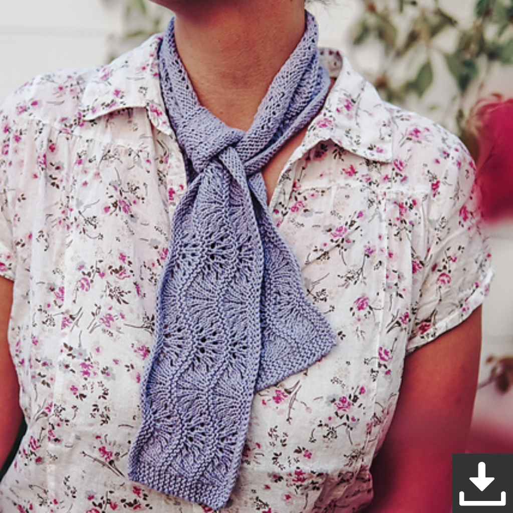 Carolin Balmes Pattern Schal Lunas Tiny Wavescarf Strickanleitung - Carolin Balmes (PDF) bei bei bei bei Lieblingsgarn