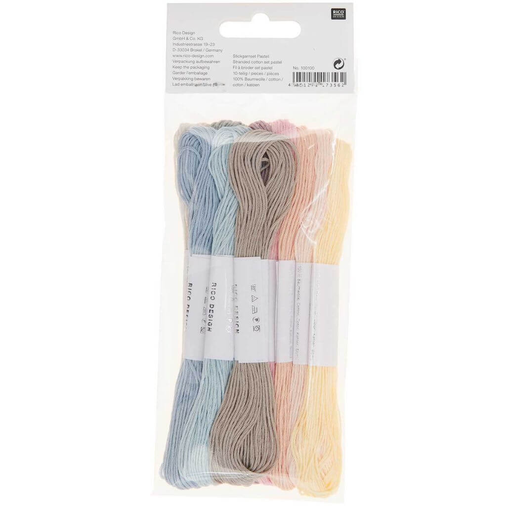 Rico Design Stickgarnset Pastell 10-teilig bei bei bei bei Lieblingsgarn