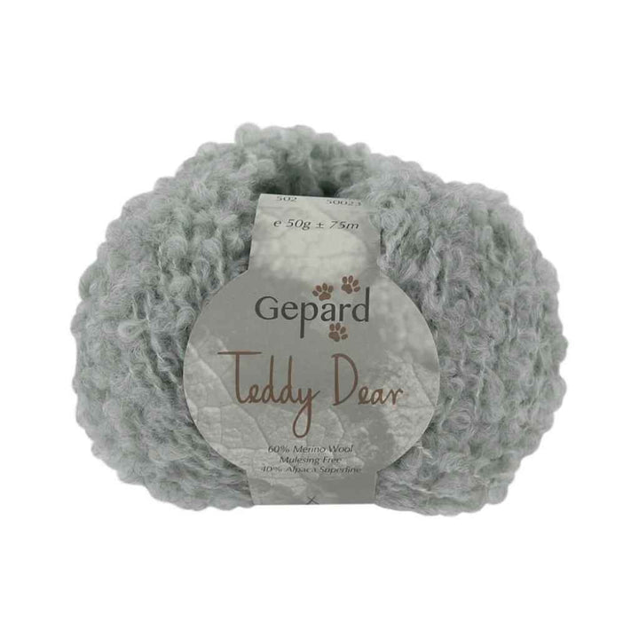Gepard Teddy Dear, Farbe 502 – Light Grey – Alpaka und Schurwolle bei Lieblingsgarn