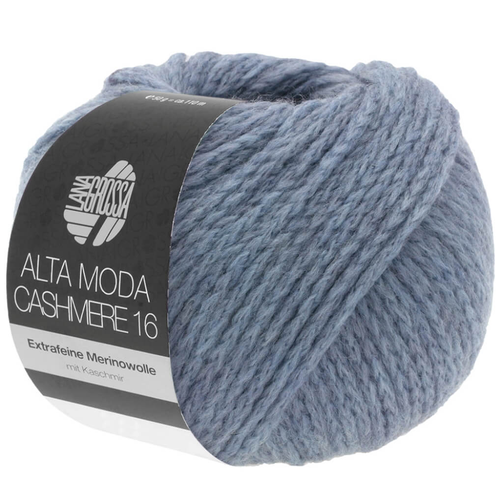 Lana Grossa 53 - Rauchblau Lana Grossa Alta Moda Cashmere 16 50g Lieblingsgarn