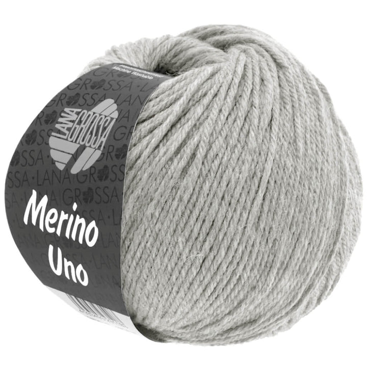 Lana Grossa Merino Uno 50 g, Farbe 10 Hellgrau – Merino bei Lieblingsgarn