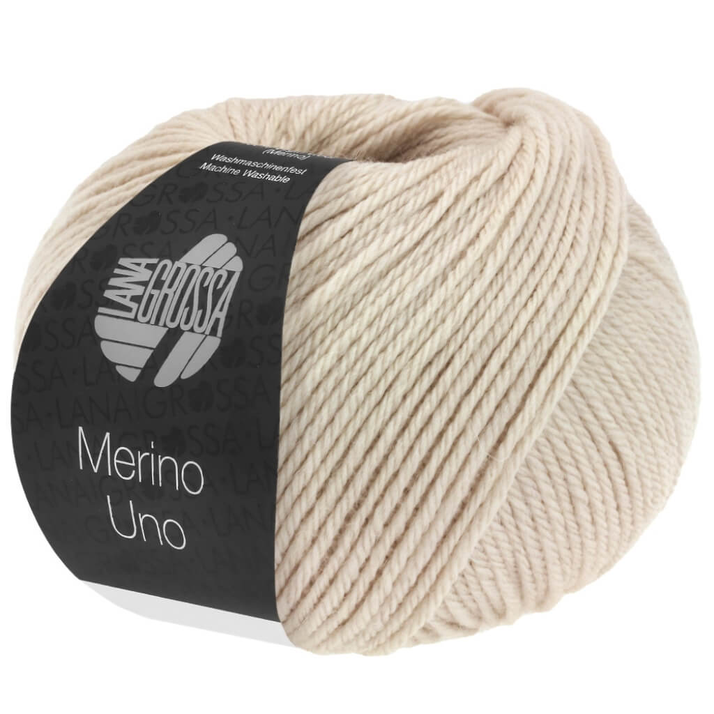Lana Grossa Merino Uno 50 g, Farbe 55 Grège – Merino bei Lieblingsgarn