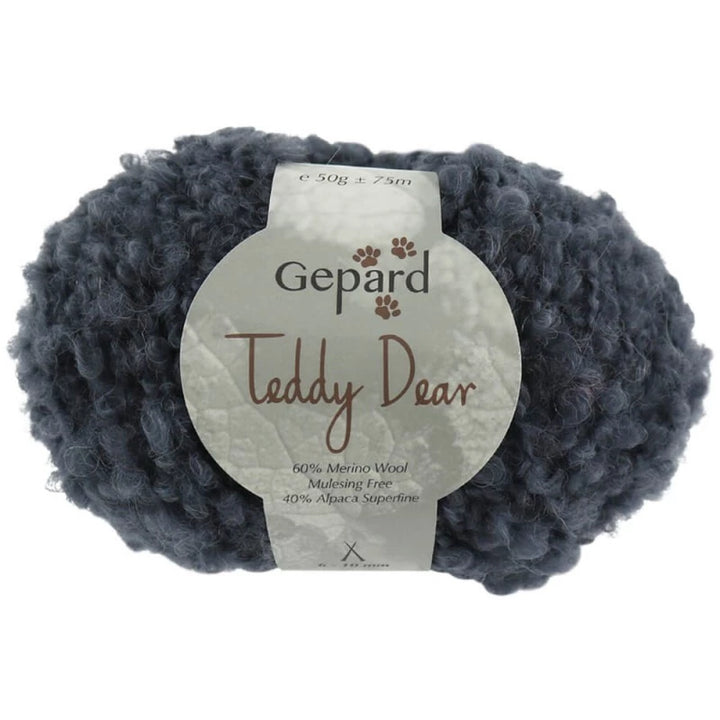 Gepard Teddy Dear, Farbe 590 – Dark Grey – Alpaka und Schurwolle bei Lieblingsgarn