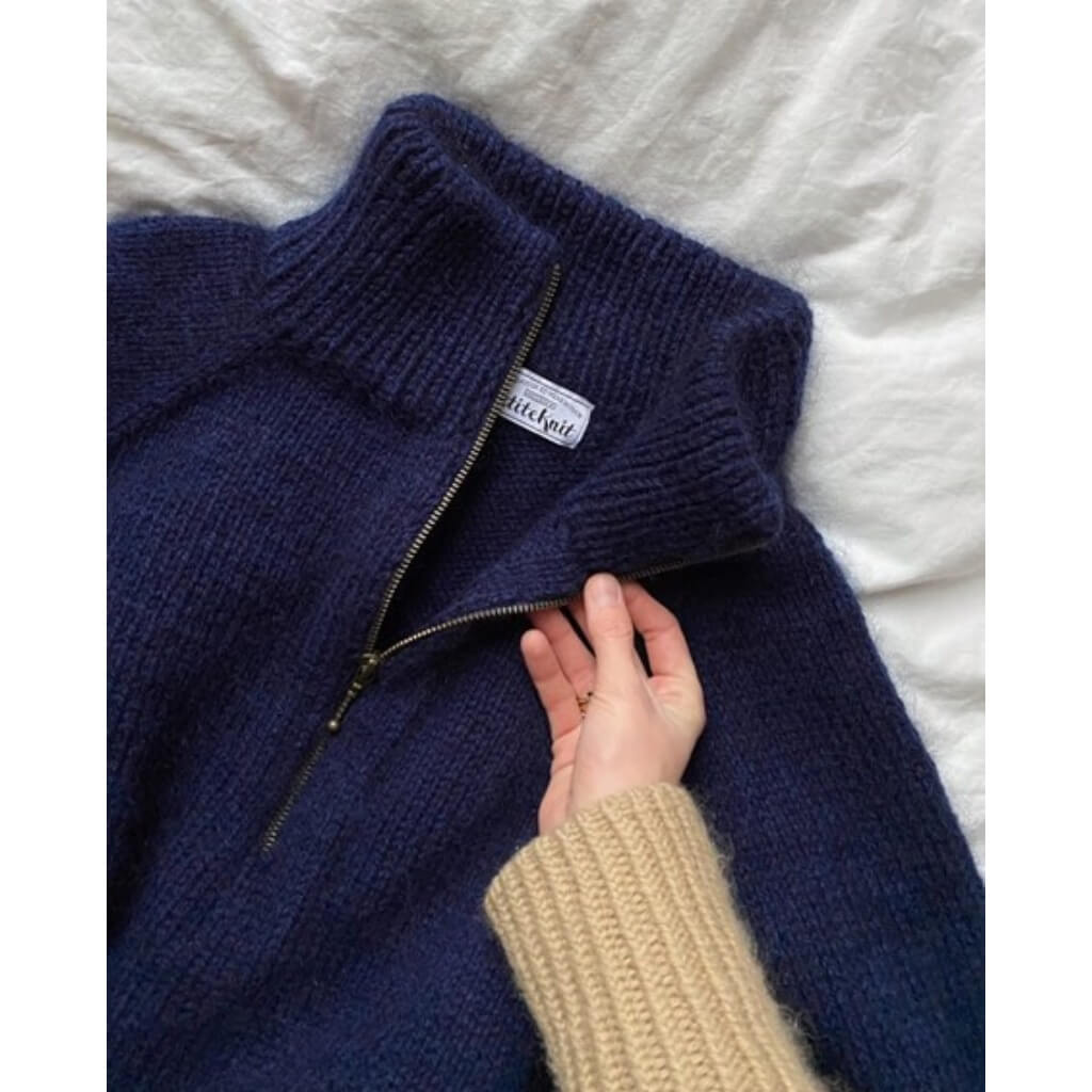 PetiteKnit Pattern Männer Pullover Zipper Sweater Strickanleitung - PetiteKnit (Heft) bei bei bei bei Lieblingsgarn