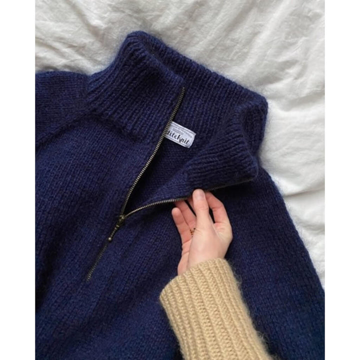 PetiteKnit Pattern Männer Pullover Zipper Sweater Strickanleitung - PetiteKnit (Heft) bei bei bei bei Lieblingsgarn