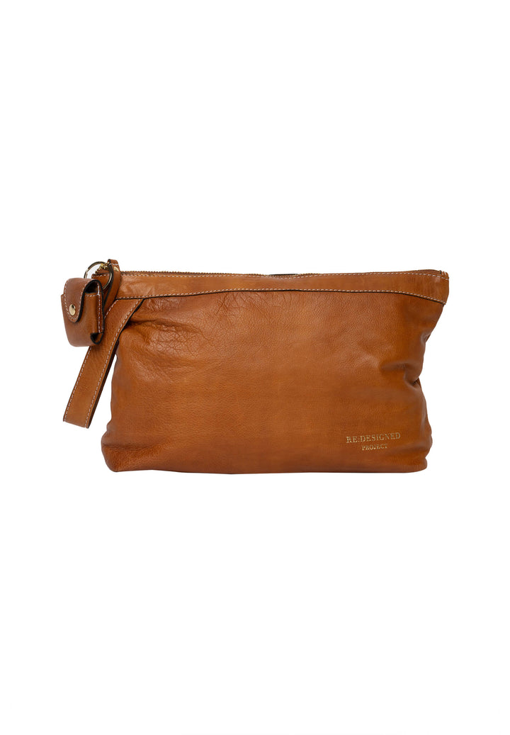 Re:Designed Lederclutch Project 3, Farbe Burned Tan/Gold – Leder bei Lieblingsgarn