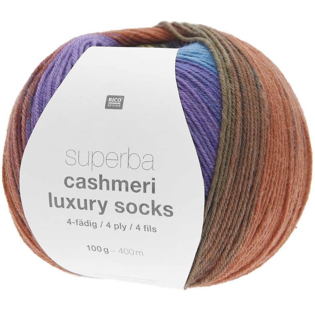 Rico Design Superba Cashmeri Luxury Socks 4-fach bei bei bei bei bei bei bei bei Lieblingsgarn