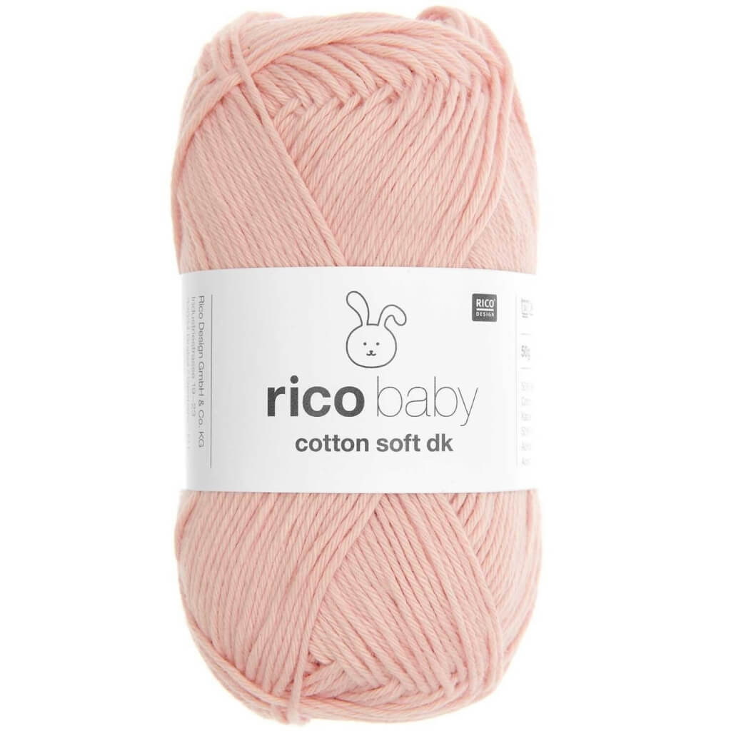 Rico Design Baby Cotton Soft DK 50 g, Farbe 081 dk rosa – Baumwolle und Polyacryl bei Lieblingsgarn