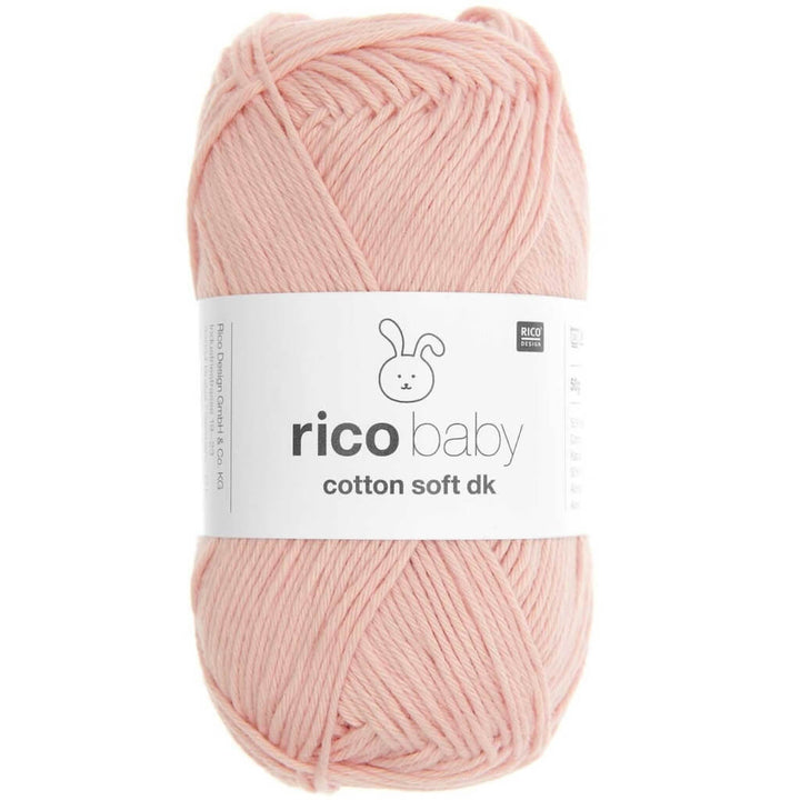 Rico Design Baby Cotton Soft DK 50 g, Farbe 081 dk rosa – Baumwolle und Polyacryl bei Lieblingsgarn