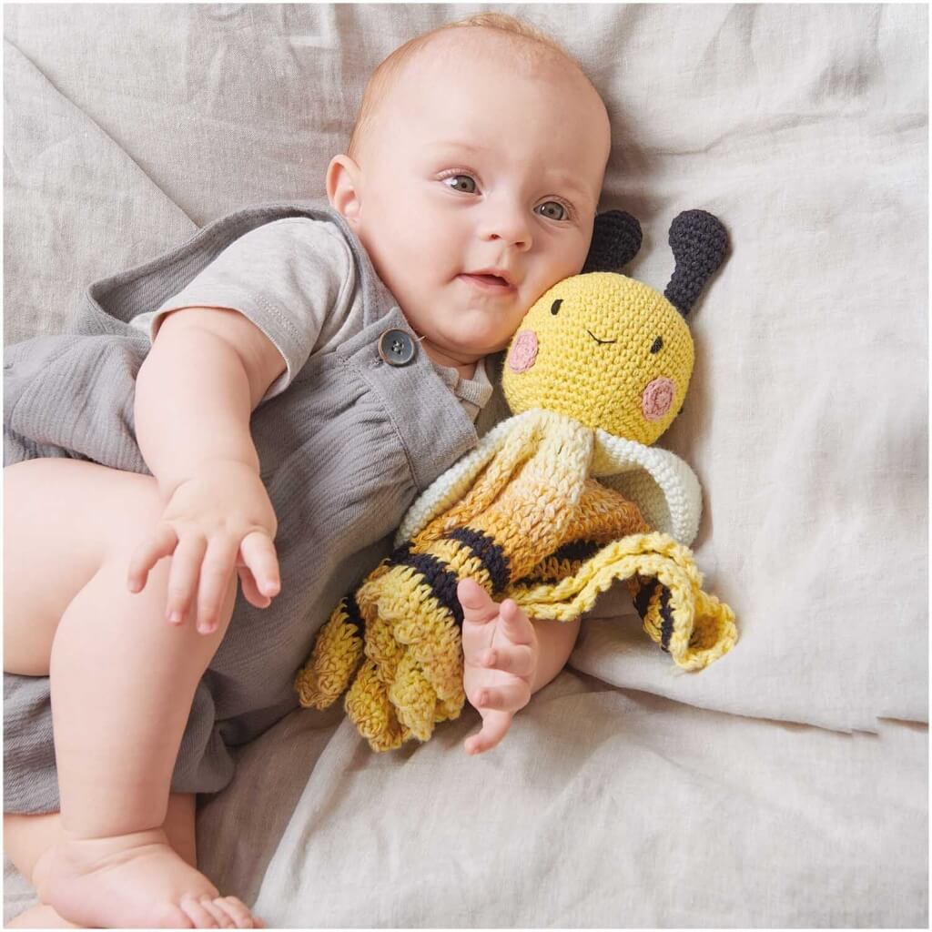 Rico Design Häkelset Baby Blankies Biene bei bei bei bei Lieblingsgarn