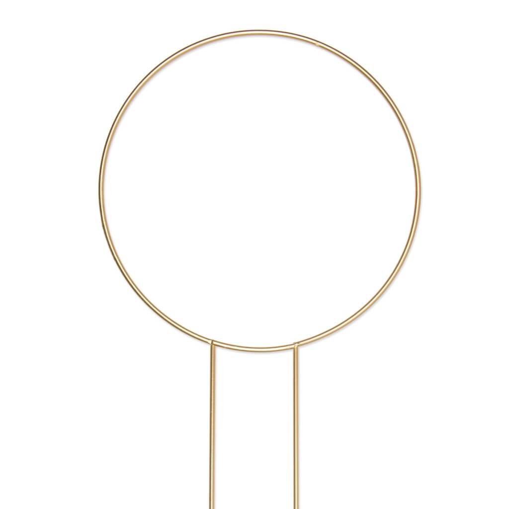Halbach Metallring mit Stecker Ø 25 cm, Farbe gold – Metall bei Lieblingsgarn