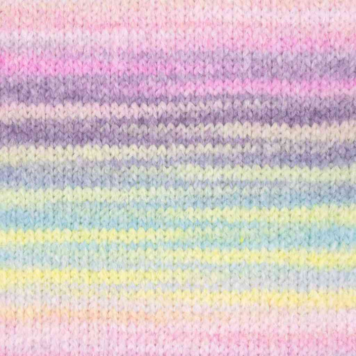 Gründl Mellow, Farbe 01  zitrone flieder rosa violett aqua pastellgrün – Merino und Synthetik bei Lieblingsgarn