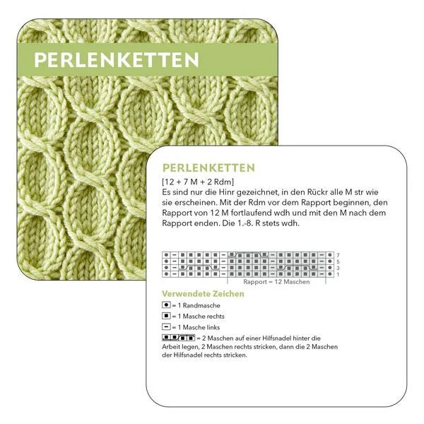 Topp DIY - 66x Strickmuster Kartenset bei bei bei bei Lieblingsgarn