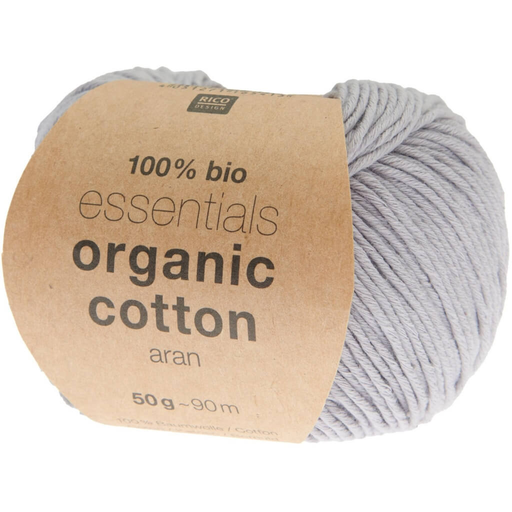 Rico Design 35 - lavendel Rico Design Essentials Organic Cotton Aran 50g bei bei bei bei bei Lieblingsgarn
