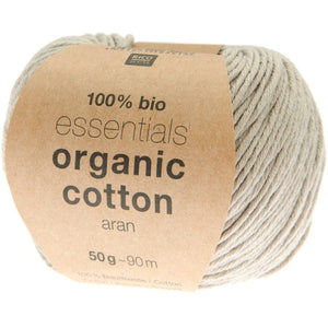 Rico Design Essentials Organic Cotton Aran 50g
