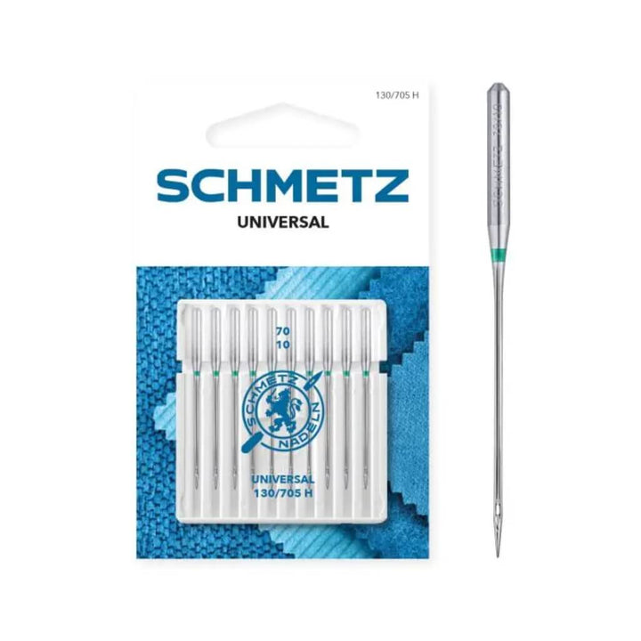 Schmetz 130/705 H Universal Nadeln - 10-er Set, Farbe 70 – Metall bei Lieblingsgarn