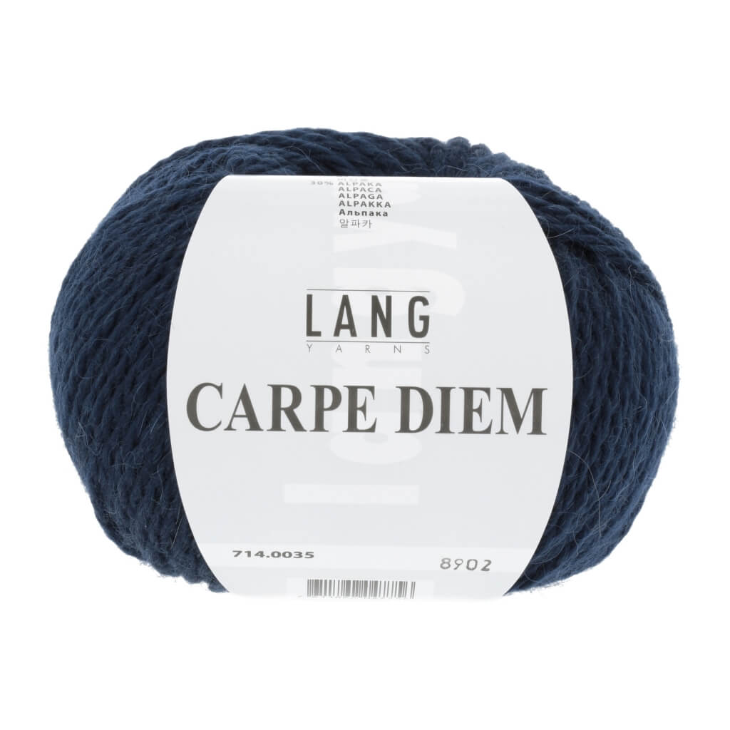 Lang Yarns Carpe Diem, Farbe Marine – Alpaka und Schurwolle bei Lieblingsgarn