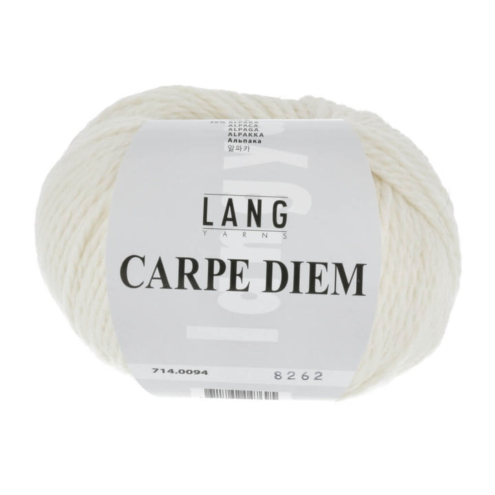 Lang Yarns Carpe Diem, Farbe Offwhite – Alpaka und Schurwolle bei Lieblingsgarn