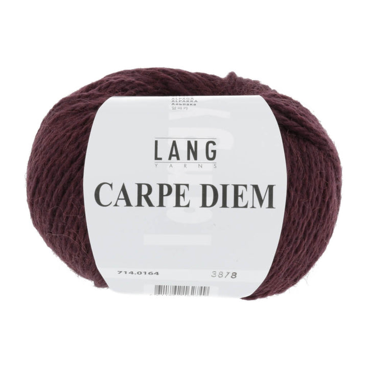 Lang Yarns Carpe Diem, Farbe Bordeaux – Alpaka und Schurwolle bei Lieblingsgarn