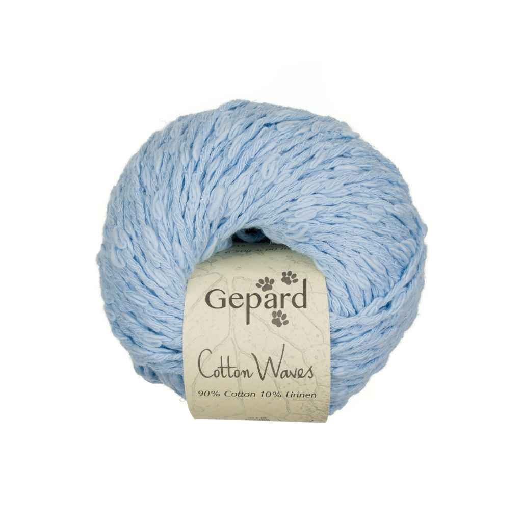 Gepard CottonWaves, Farbe 715 Boat Blue – Baumwolle und Leinen bei Lieblingsgarn