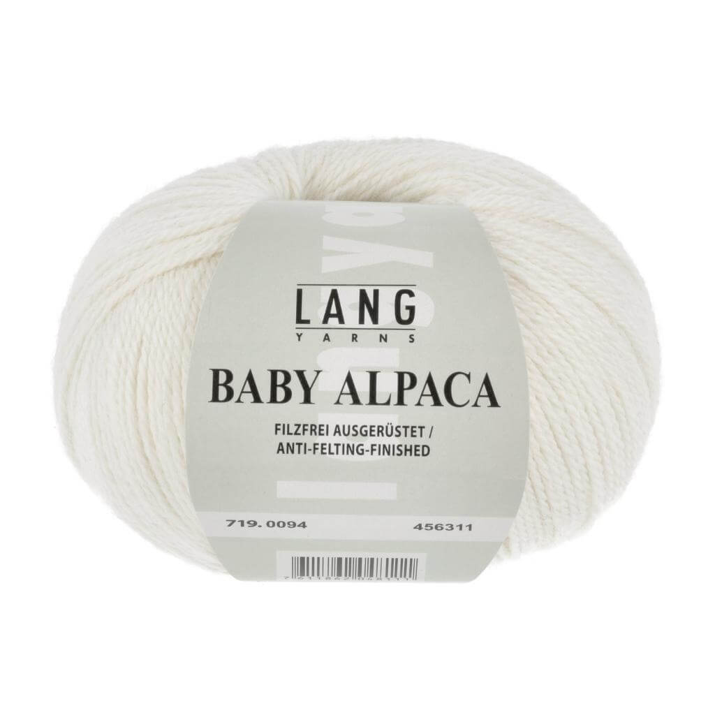 Lang Yarns Baby Alpaca, Farbe Offwhite – Alpaka bei Lieblingsgarn