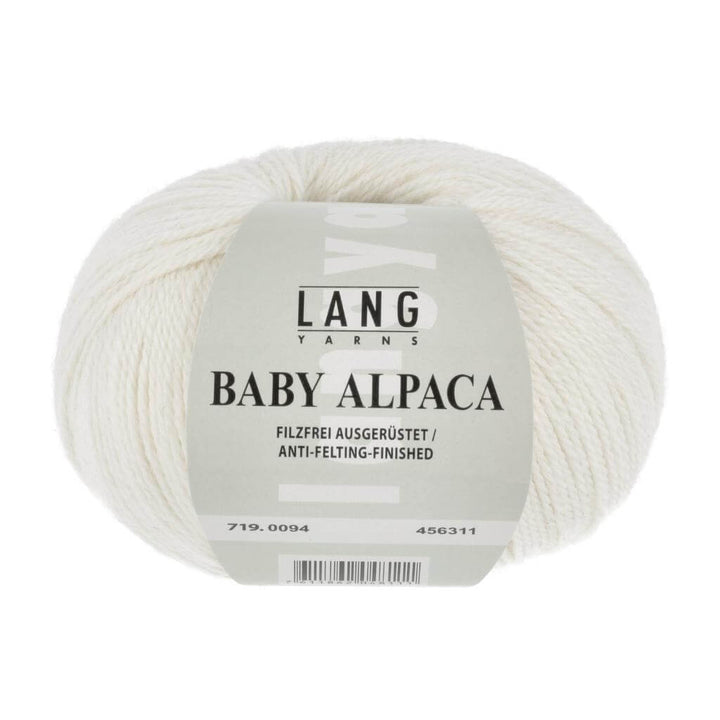 Lang Yarns Baby Alpaca, Farbe Offwhite – Alpaka bei Lieblingsgarn