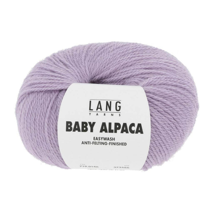 Lang Yarns Baby Alpaca, Farbe 146 Lila Hell – Alpaka bei Lieblingsgarn