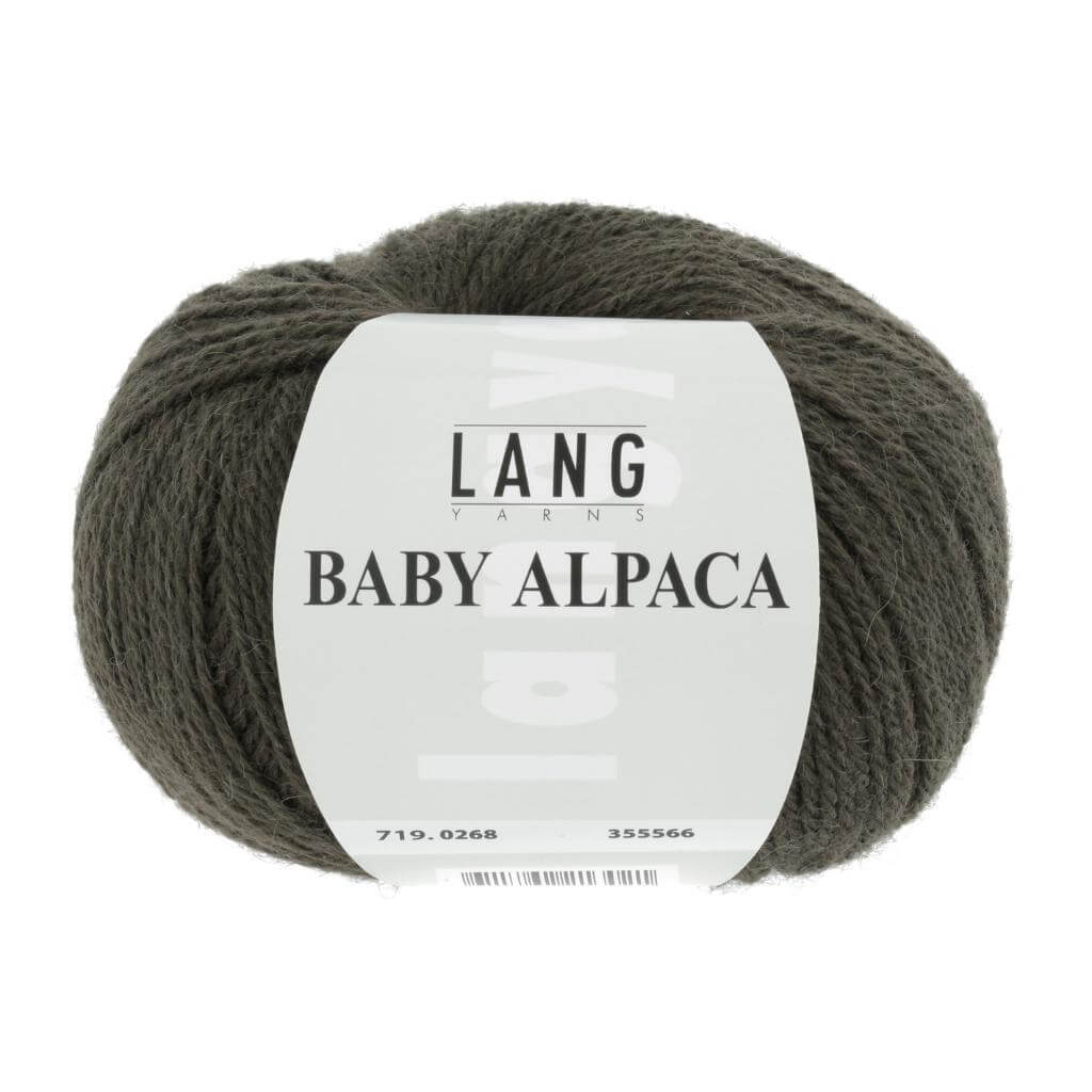 Lang Yarns Baby Alpaca, Farbe Dunkelbraun – Alpaka bei Lieblingsgarn