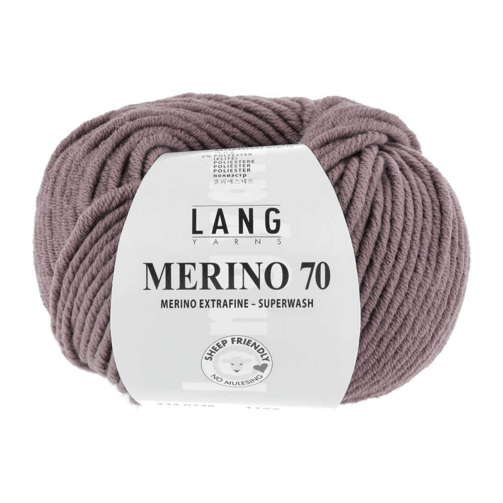 Lang Yarns Merino 70, Farbe 733.0248 Altrosa – Merino und Polyester bei Lieblingsgarn