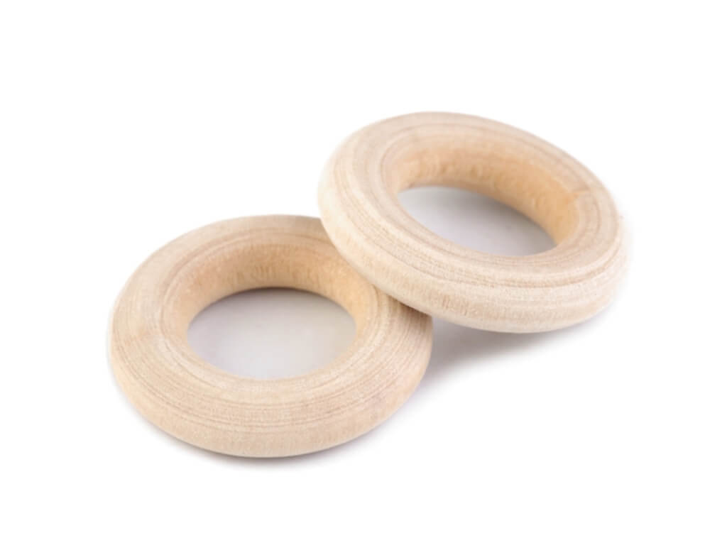 Stoklasa 10 Holzringe aus Buche Ø 24 mm bei bei bei bei Lieblingsgarn