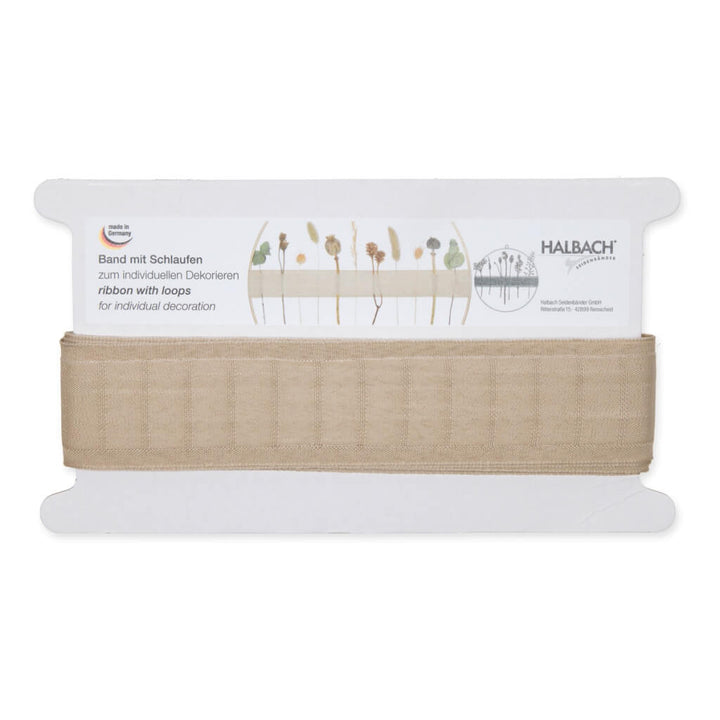 Halbach Webband mit Schlaufen, Farbe 71 linen – Synthetik bei Lieblingsgarn