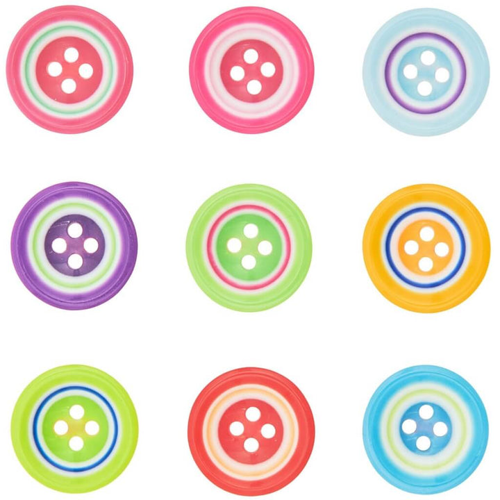 Rico Design Knopfmix Bunt 15 mm bei bei bei bei Lieblingsgarn
