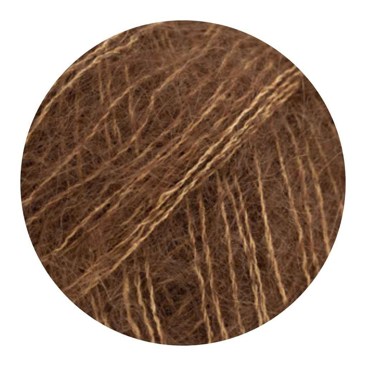 Drops Design 76 walnut Drops Kid-Silk Lieblingsgarn