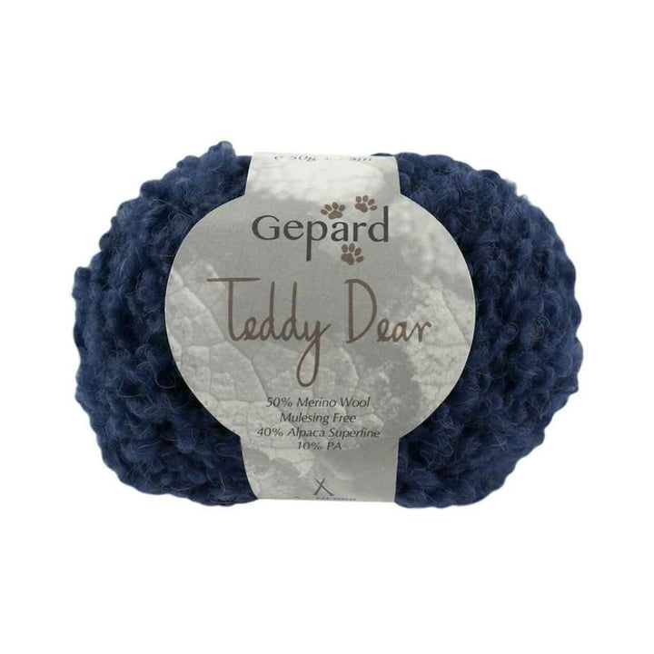 Gepard Teddy Dear, Farbe 780 – Marine Blue – Alpaka und Schurwolle bei Lieblingsgarn