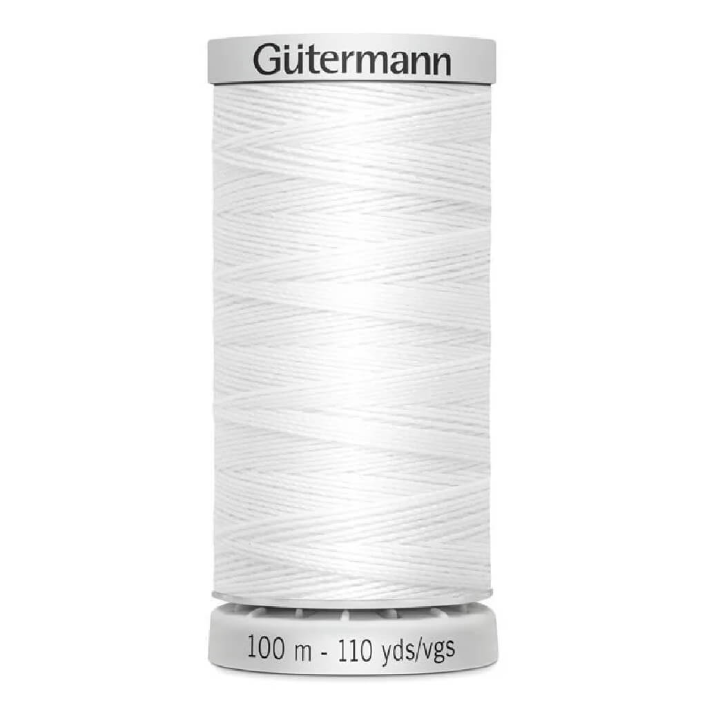 Gütermann Nähgarn Extra Stark M 782, Farbe 800 weiß – Synthetik bei Lieblingsgarn