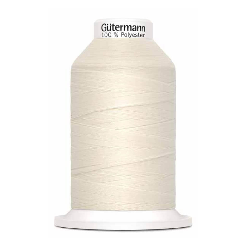 Gütermann Miniking Nähfaden Overlock, Farbe 802 Creme – Polyester bei Lieblingsgarn