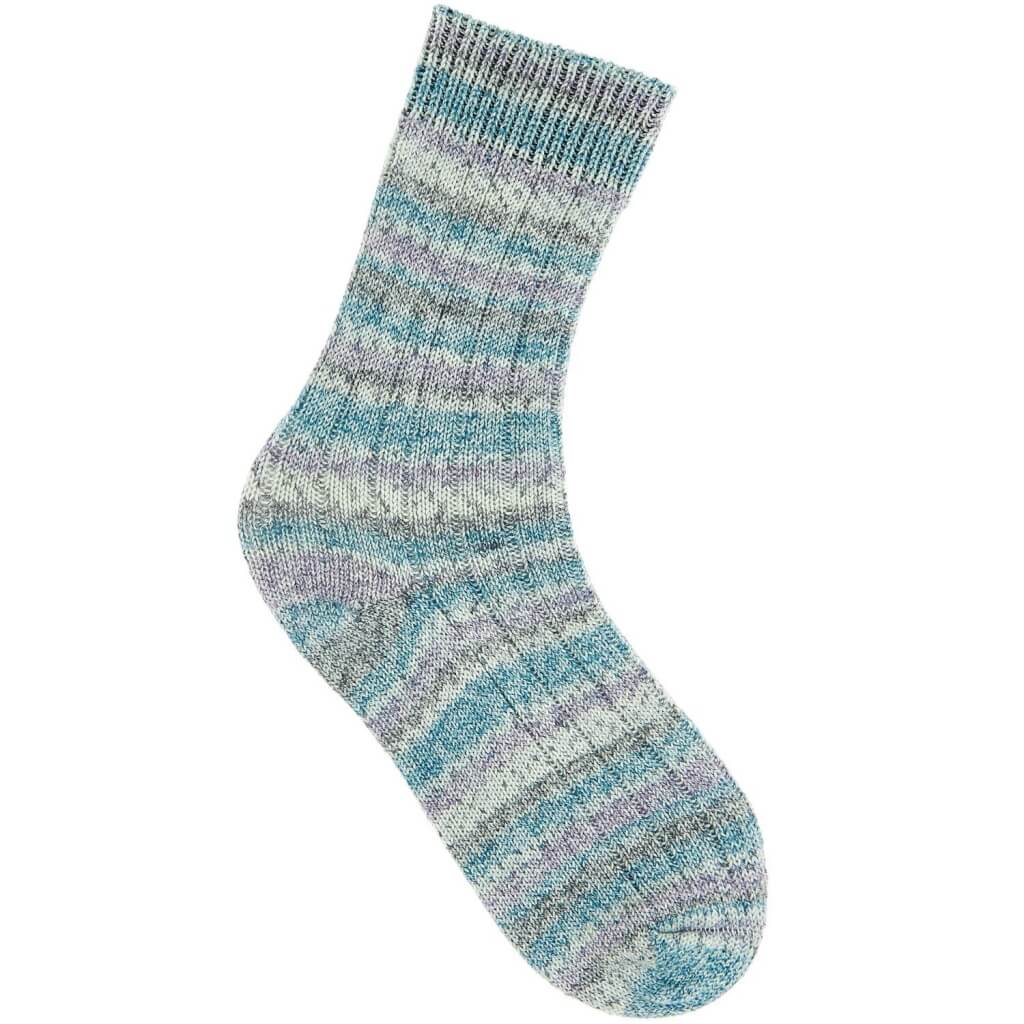 Rico Design Socks Cotton Stretch 4-fädig, Farbe 004 Aqua – Baumwolle und Synthetik bei Lieblingsgarn