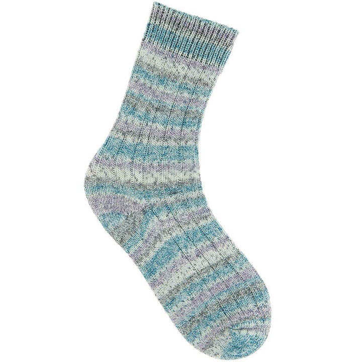 Rico Design Socks Cotton Stretch 4-fädig, Farbe 004 Aqua – Baumwolle und Synthetik bei Lieblingsgarn