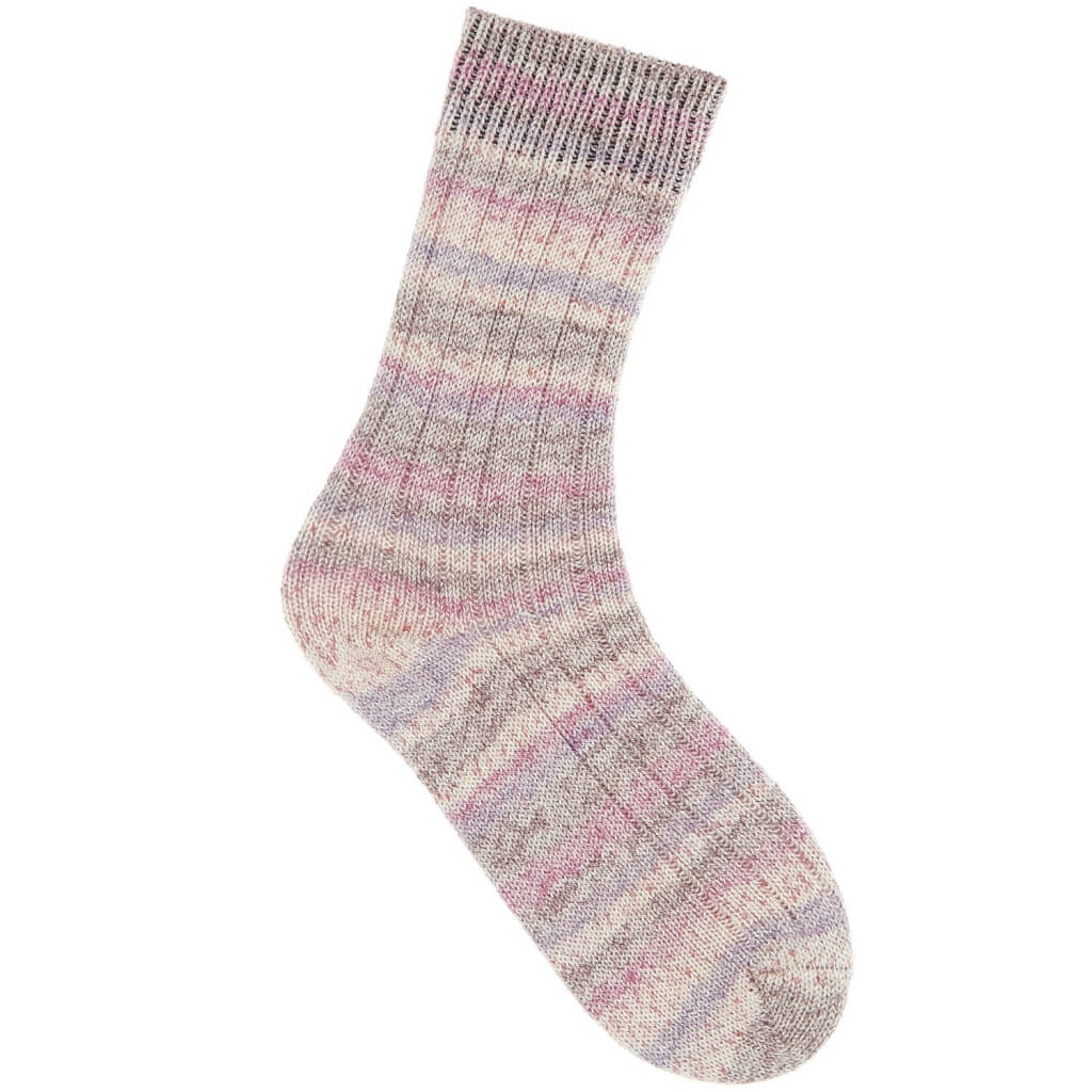 Rico Design Socks Cotton Stretch 4-fädig, Farbe 003 Mauve – Baumwolle und Synthetik bei Lieblingsgarn
