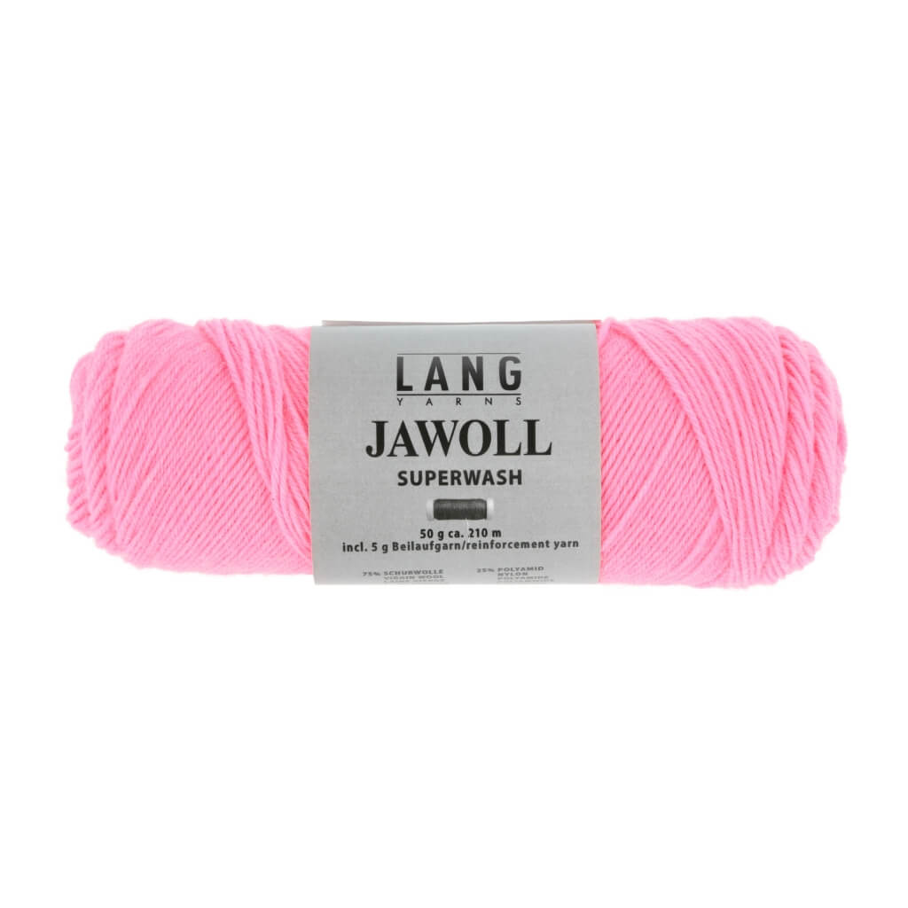 Lang Yarns 83.0385 - Pink Neon Lang Yarns Jawoll - 50g Lieblingsgarn