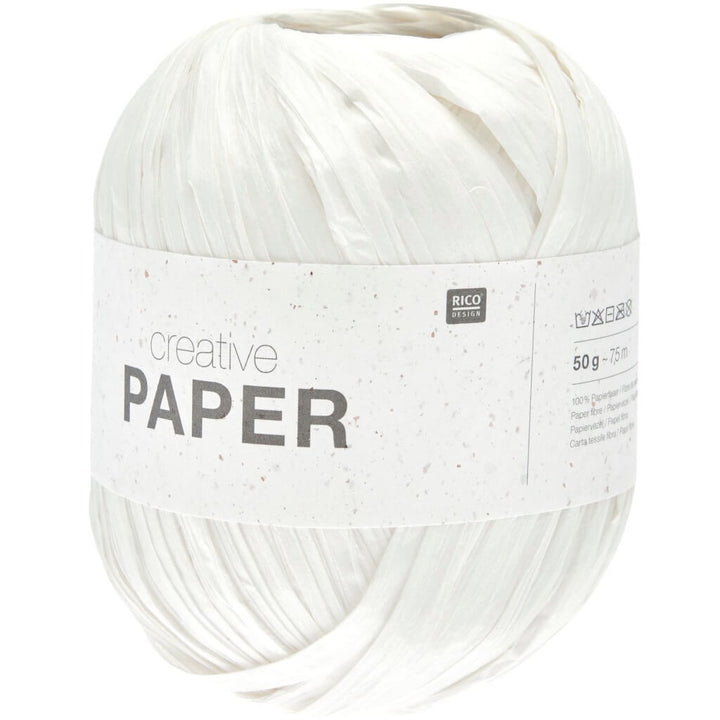 Rico Design Creative Paper, Farbe 001 Weiß – Papier bei Lieblingsgarn